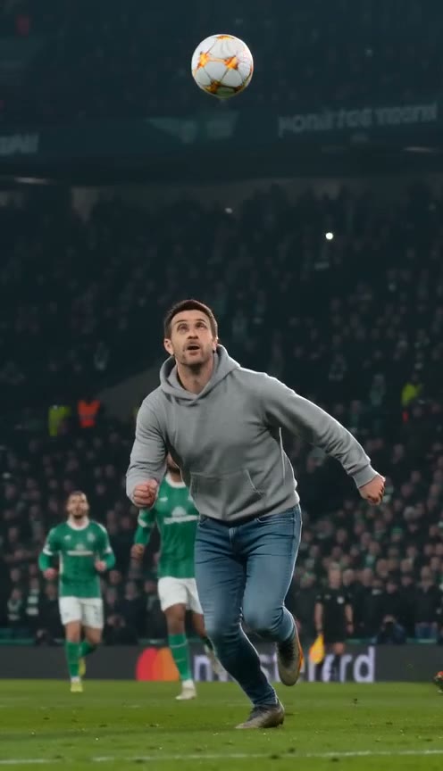 The keeper rushes out. One light touch lifts the ball over his head.